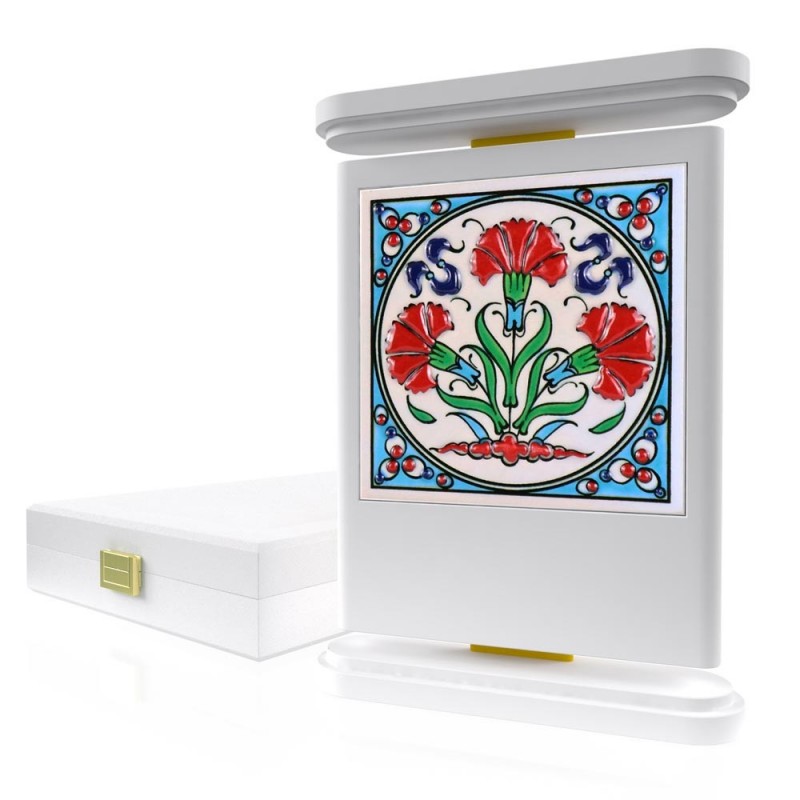 CP 109 Çinili Ahşap Plaket