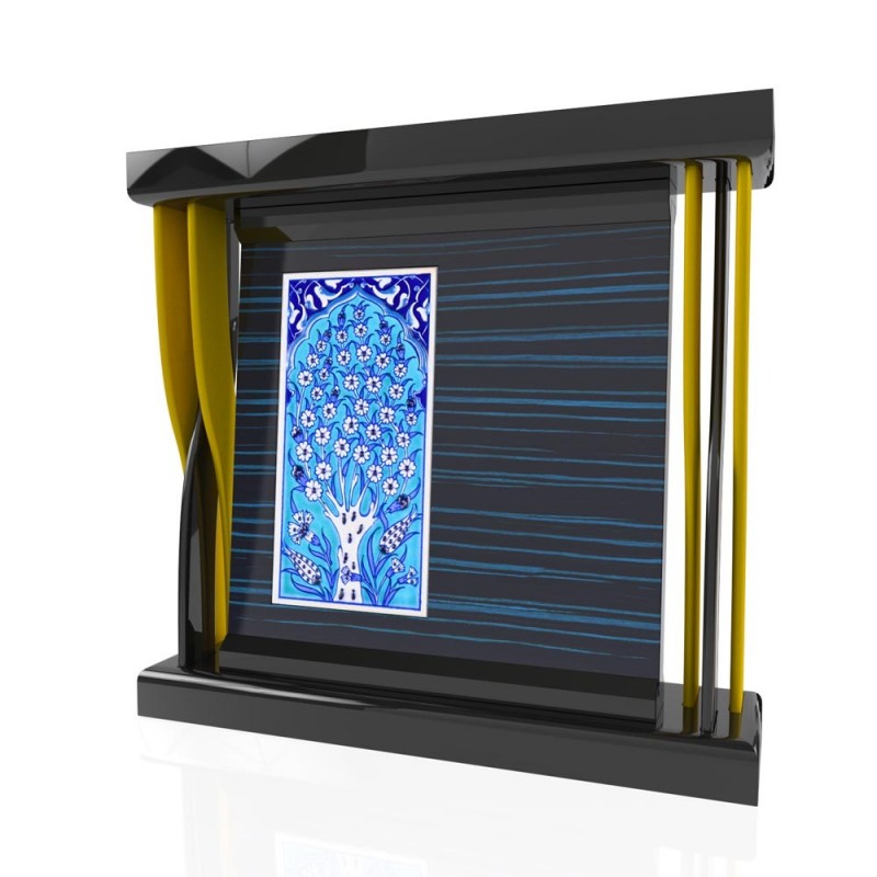 CP 113 Wooden Award With Ceramic Glaze