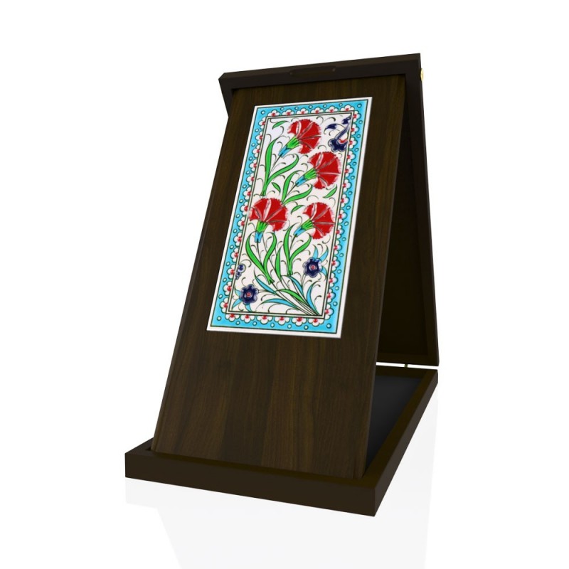 CP 122 Çinili Ahşap Plaket