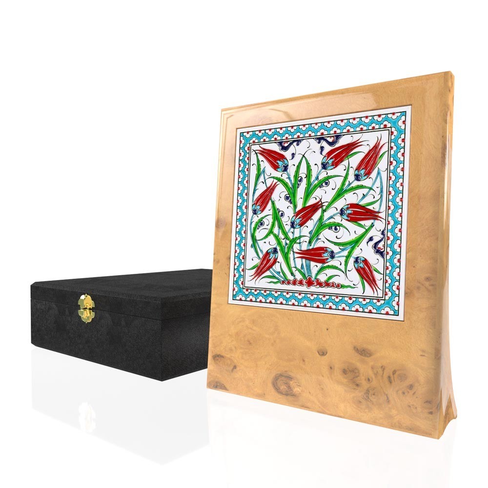 CP 130 Çinili Ahşap Plaket