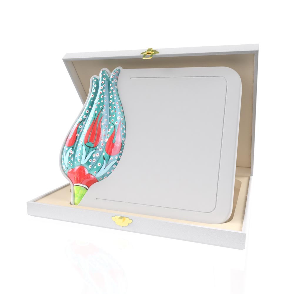 CP 131 Çinili Ahşap Plaket