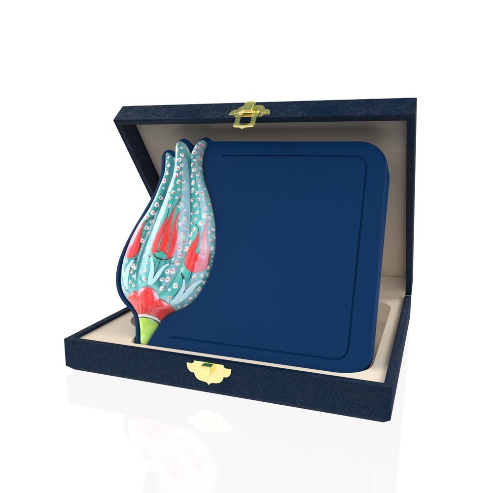 CP 132 Çinili Ahşap Plaket