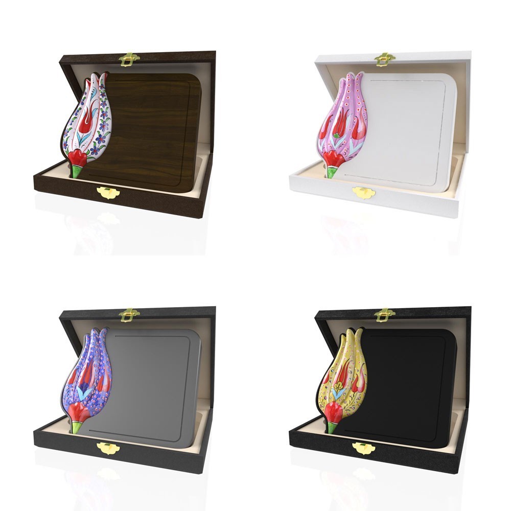 CP 132 Çinili Ahşap Plaket 2