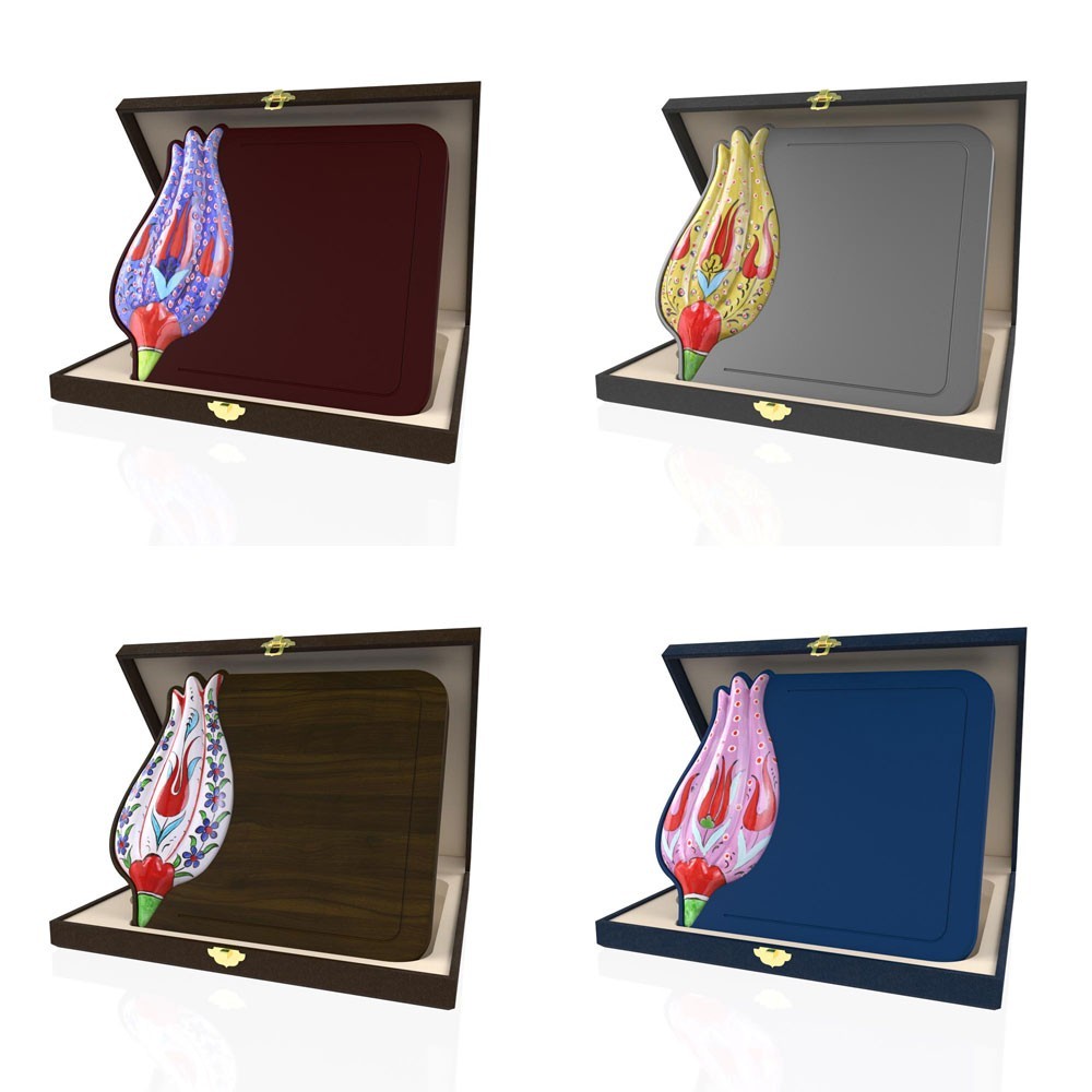 CP 131 Çinili Ahşap Plaket 2