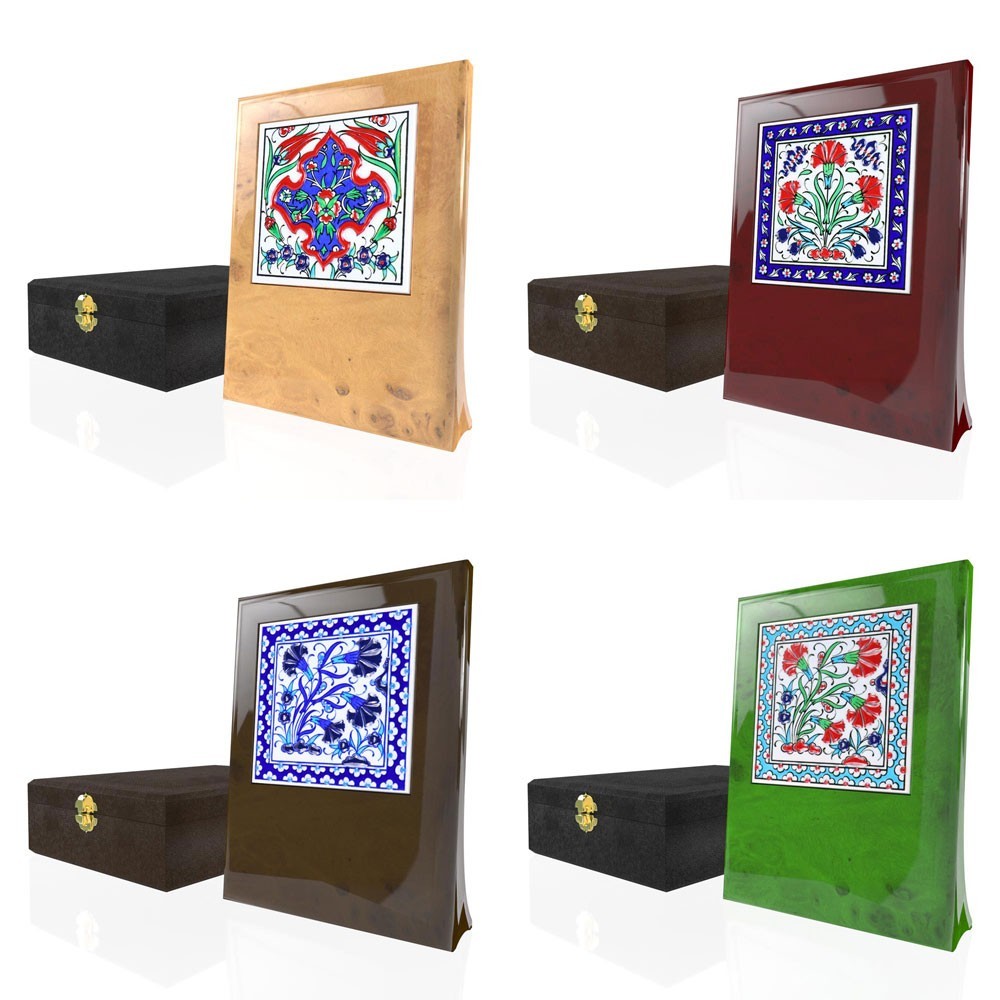 CP 129 Çinili Ahşap Plaket 2