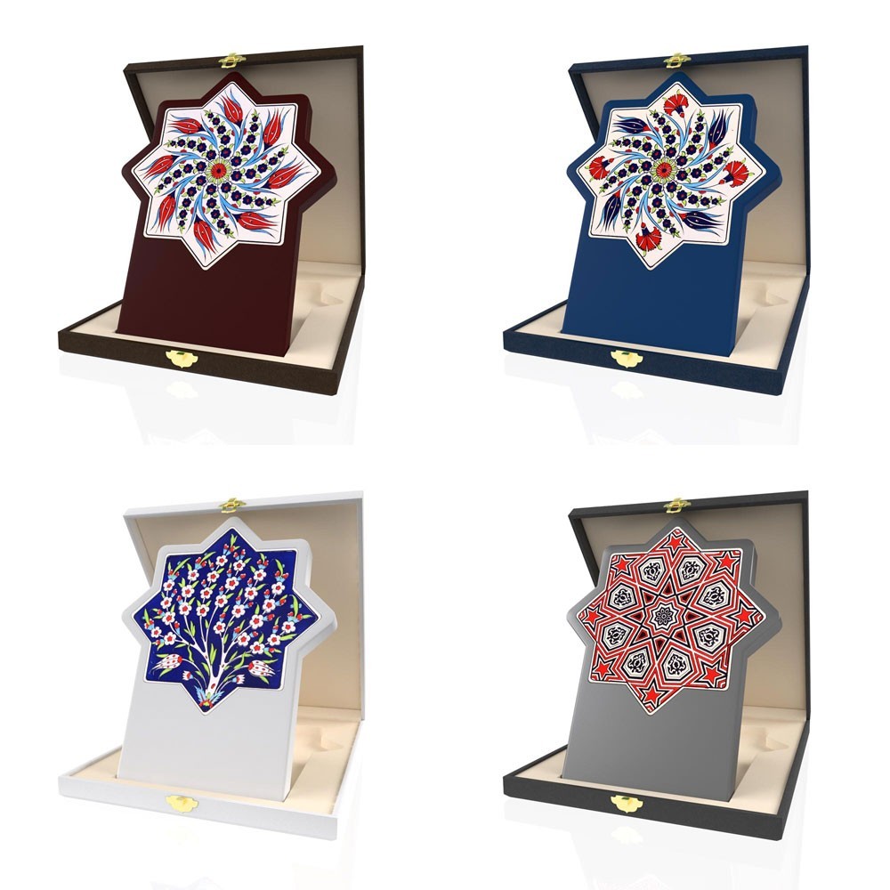 CP 128 Çinili Ahşap Plaket 2